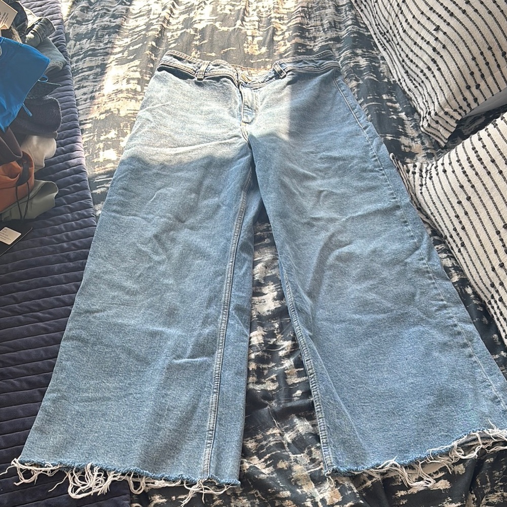Mango Flare Jeans in Light Blue